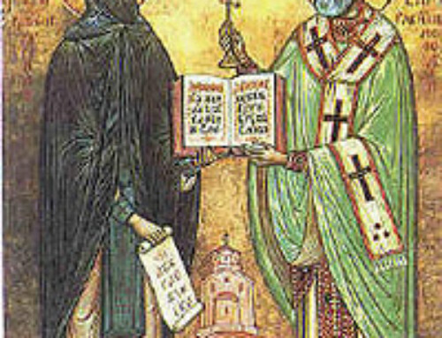 The Thessalonikian Saints Kyrillos and Methodios, Teachers of the Slavs.